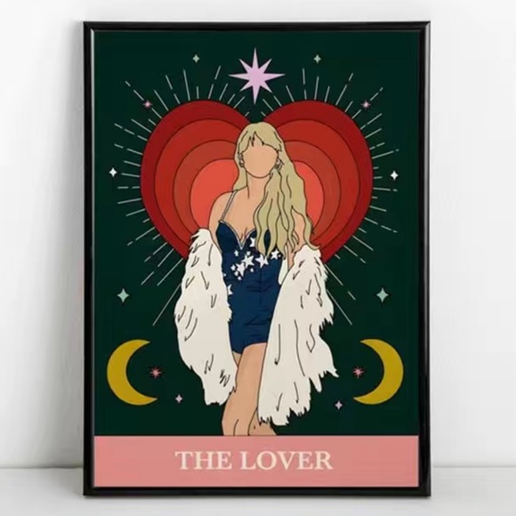 Taylor Swift Poster Lover Tarot Card Midnights Outfit Swiftie Swifty Decor Art - Picture 3 of 4